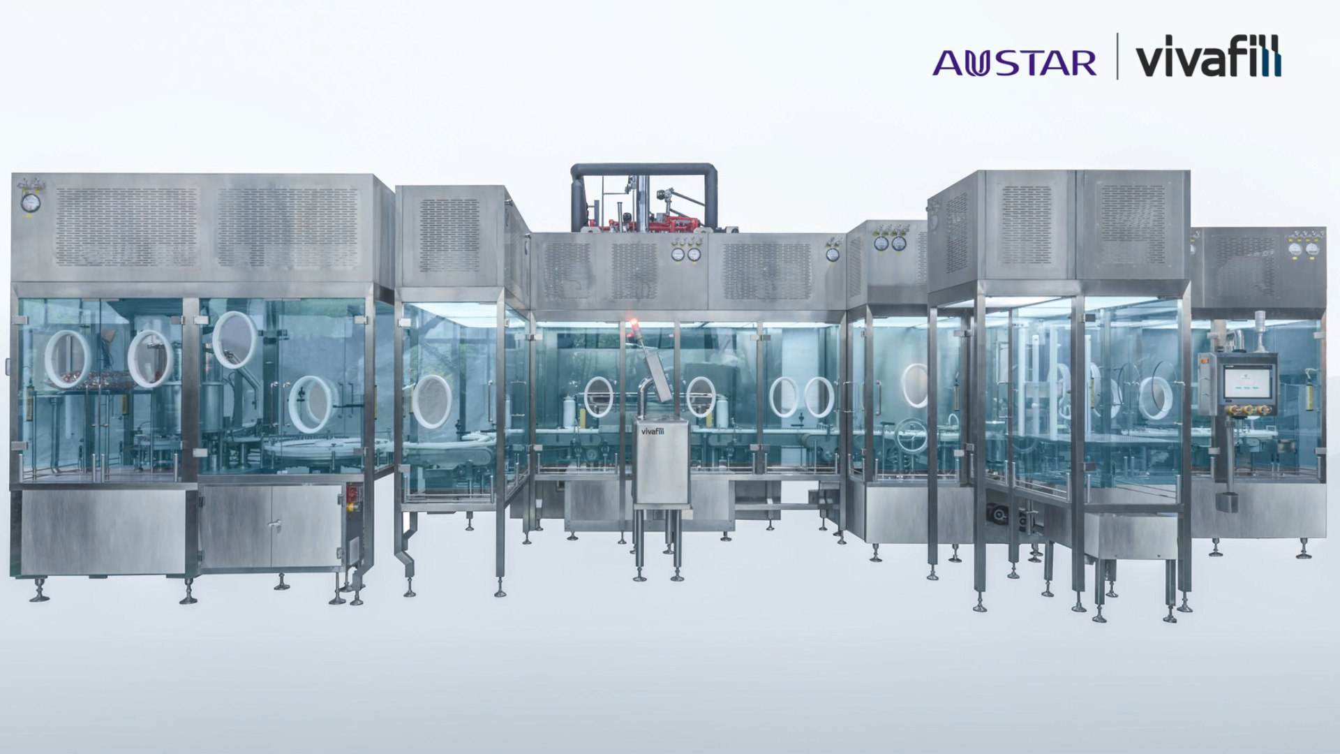 Integrated Vial Filling Line with Freeze Dryer